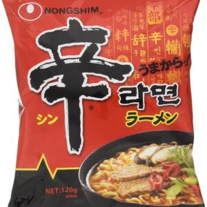 Nongshin Spicy Ramen Bag, 4.2 oz (120 g)