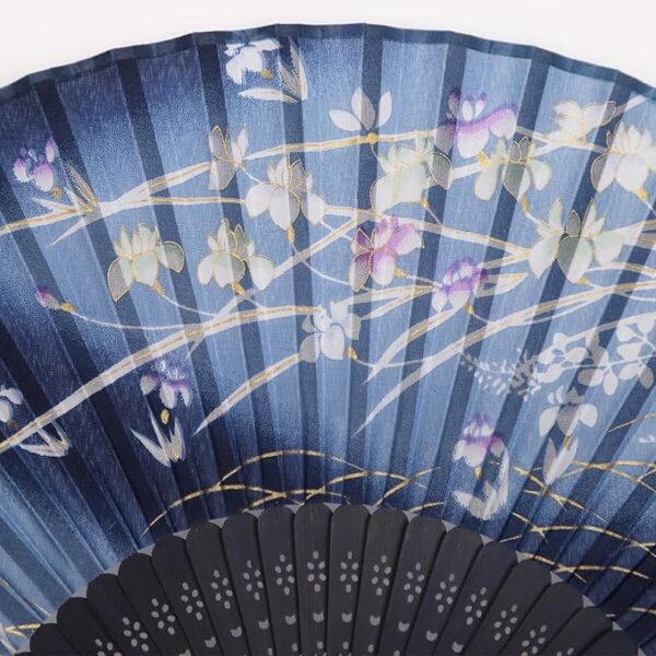 TOUWA Fan, Men's, Women's, Bamboo Ribs, Japanese Pattern, Lightweight, Japan, Souvenir, Festivals, Fireworks Shows, New Year's Parties, Recitals, Yukata, Kimono, Japanese Accessories, Kabuki - Image 3