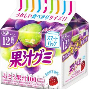 Meiji Fruit Juice Gummy Smart Pack Grapes 5.6 oz (163 g)