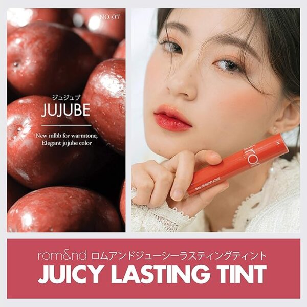 Rom&nd Juicy Lasting Tint, 07 Jujube - Image 2