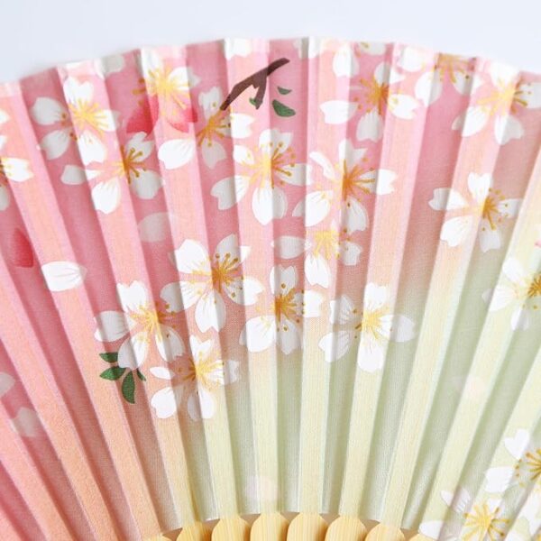 TOUWA Fan, Men's, Women's, Bamboo Ribs, Japanese Pattern, Lightweight, Japan, Souvenir, Festivals, Fireworks Shows, New Year's Parties, Recitals, Yukata, Kimono, Japanese Accessories, Kabuki - Image 3