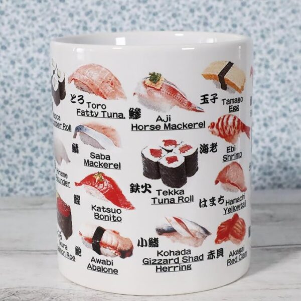 Castle Enterprise Sushi Mug, Made in Japan, Souvenir - Image 4