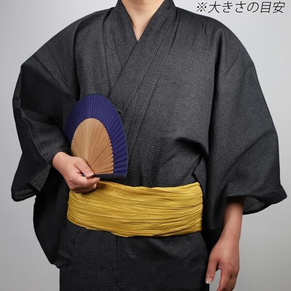 TOUWA Fan, Men's, Women's, Bamboo Ribs, Japanese Pattern, Lightweight, Japan, Souvenir, Festivals, Fireworks Shows, New Year's Parties, Recitals, Yukata, Kimono, Japanese Accessories, Kabuki - Image 6