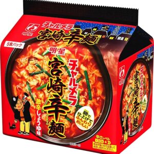 Myojo Chalmela Miyazaki Spicy Noodles, Pack of 5, 16.9 oz (480 g)