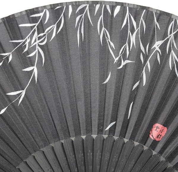 TOUWA Fan, Men's, Women's, Bamboo Ribs, Japanese Pattern, Lightweight, Japan, Souvenir, Festivals, Fireworks Shows, New Year's Parties, Recitals, Yukata, Kimono, Japanese Accessories, Kabuki - Image 3