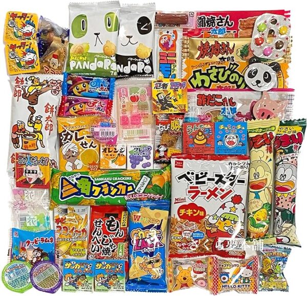 (50 Piece Assorted Dagashi, Set of 50) Sweets, Bulk Purchase, Popular, Large Amount, Present, Event, Gift, Petite Gift, Christmas, Dagashi Set, Mail-bin Mail, Mail-Mailing