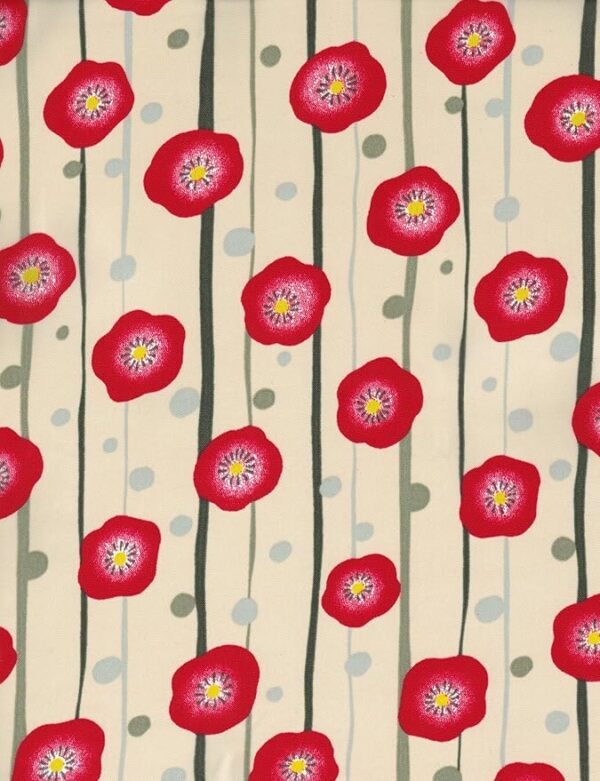 Kurochiku Japanese Pattern Shopping Eco Bag, Flower Housing Plum - Image 2